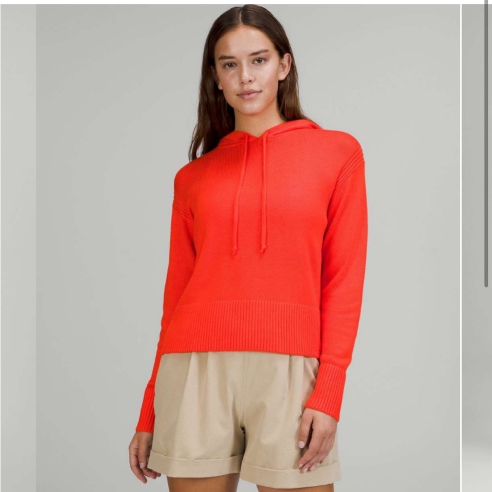 Lululemon double knit sweater with hood